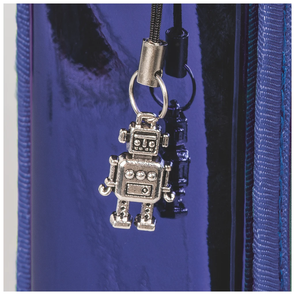 Federmäppchen Robot Heroes | 3 Reißverschlüsse, dunkelblau