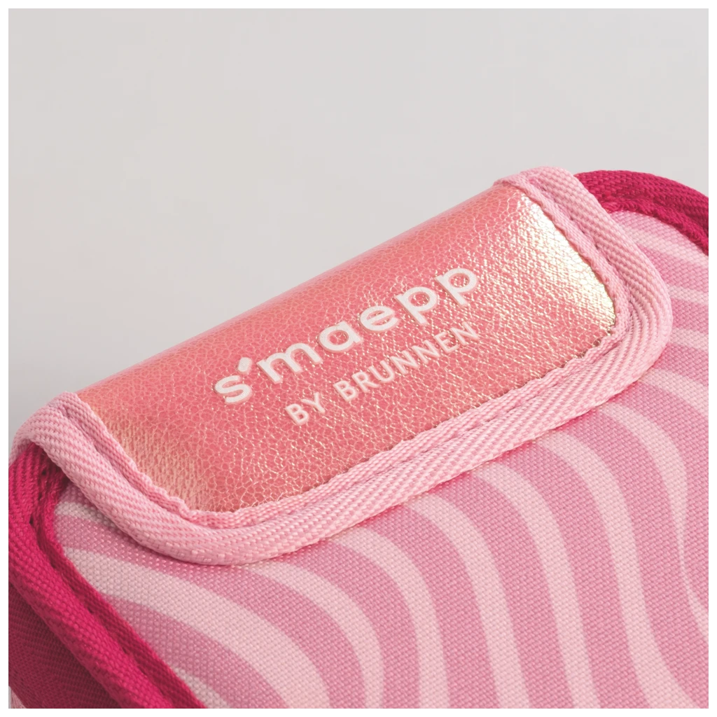 Federmäppchen s'maepp Fruity Love | 3 Reißverschlüsse, rosa/rot
