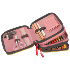 Federmäppchen Sweet Wild Cat | 3 Reißverschlüsse, rosa