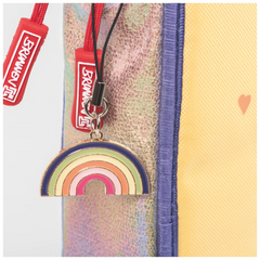 Federmäppchen XXL Magic Rainbow | 2 Reißverschlüsse, gelb