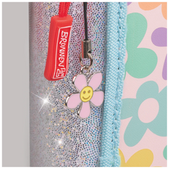 Federmäppchen XXL Happy Hippie | 2 Reißverschlüsse, mehrfarbig, pastell