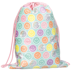 Sportbeutel Happy Hippie | rosa/mehrfarbig, pastell