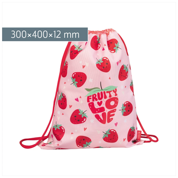 Sportbeutel Fruity Love | rosa/rot