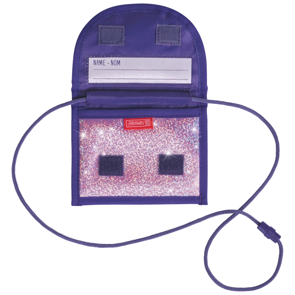 Brustbeutel Magic Butterfly | rosarot/lila