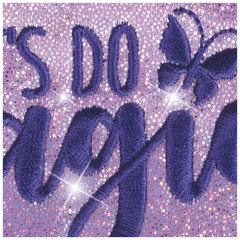 Brustbeutel Magic Butterfly | rosarot/lila