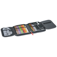 Federmäppchen | 2 Klappe(n), schwarz