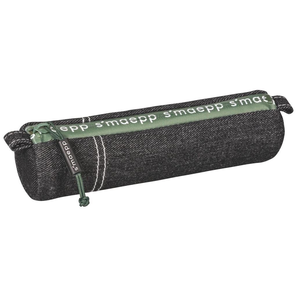 Schlampermäppchen s'maepp S „Street Style“ | grün/dunkelgrau