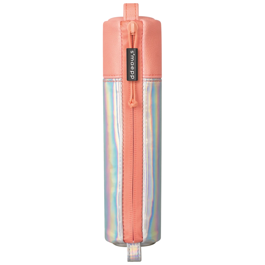 Schlampermäppchen s'maepp S „Iridescent“ | koralle/silber irisierend