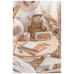 Schlampermäppchen s'maepp S „Cork“ | creme/braun