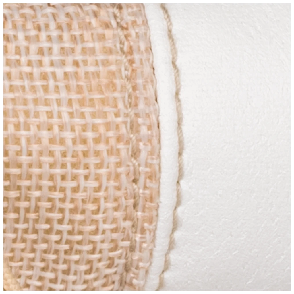 Schlampermäppchen s'maepp S „Vegan leather“ | weiß/hellbraun