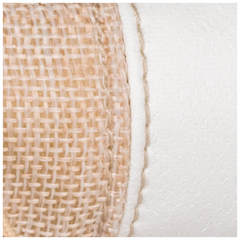 Schlampermäppchen s'maepp S „Vegan leather“ | weiß/hellbraun