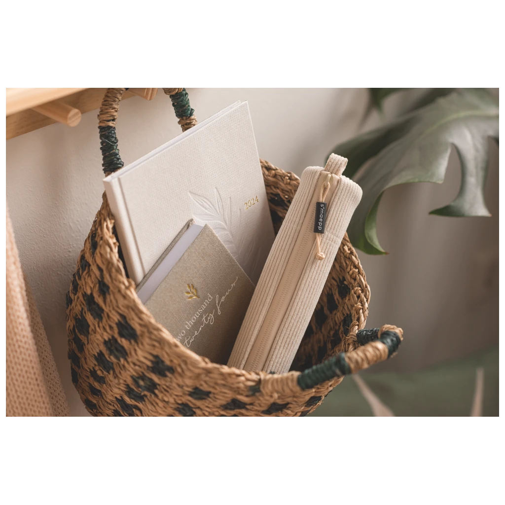 Schlampermäppchen s'maepp S „Vintage Love“ | creme