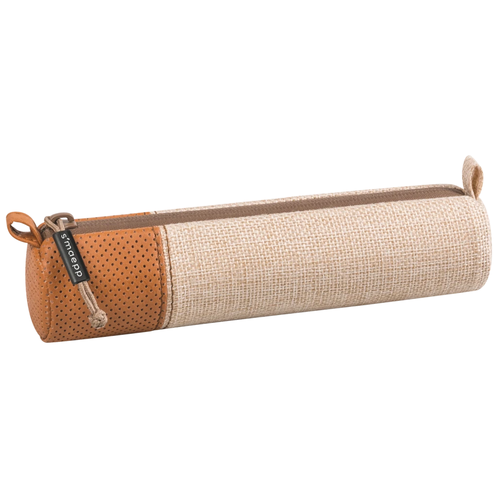 Schlampermäppchen s'maepp S „Perforated“ | beige/braun