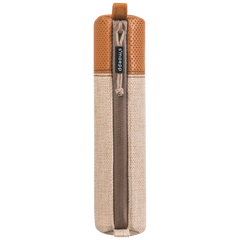 Schlampermäppchen s'maepp S „Perforated“ | beige/braun