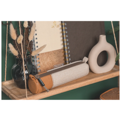 Schlampermäppchen s'maepp S „Perforated“ | beige/braun