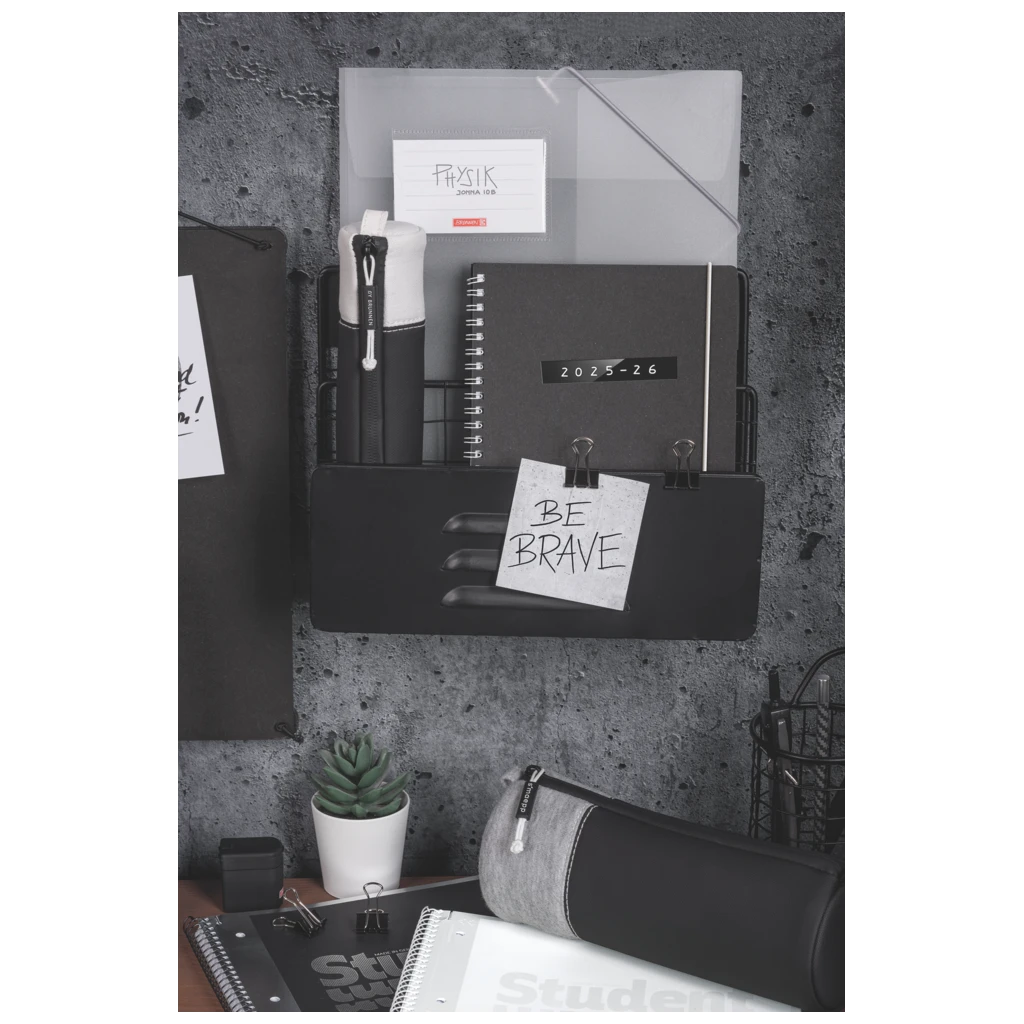 Schlampermäppchen s'maepp S „Jeans“ | weiß/schwarz