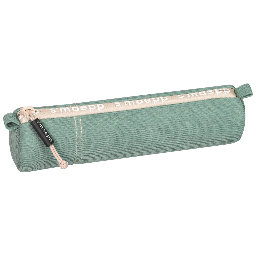 Schlampermäppchen s'maepp S „Eucalyptus“ | beige/eukalyptus