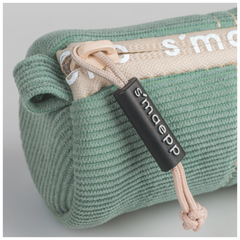 Schlampermäppchen s'maepp S „Eucalyptus“ | beige/eukalyptus