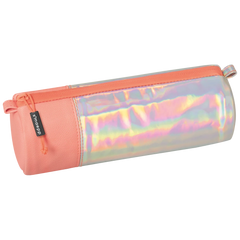Schlampermäppchen s'maepp M „Iridescent“ | koralle/silber irisierend