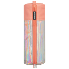 Schlampermäppchen s'maepp M „Iridescent“ | koralle/silber irisierend