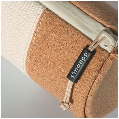 Schlampermäppchen s'maepp M „Linen“ | creme/braun