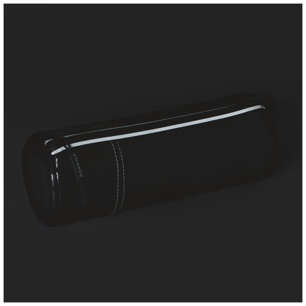 Schlampermäppchen s'maepp M „Vinyl“ | schwarz