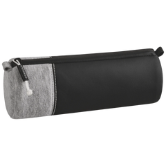 Schlampermäppchen s'maepp M „Grey“ | hellgrau/schwarz