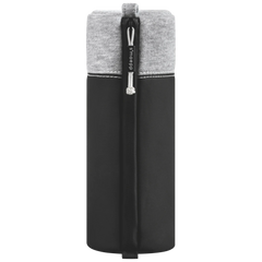 Schlampermäppchen s'maepp M „Grey“ | hellgrau/schwarz