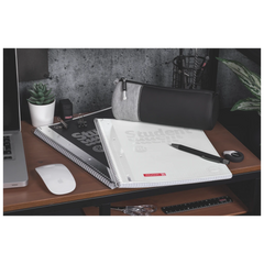 Schlampermäppchen s'maepp M „Grey“ | hellgrau/schwarz