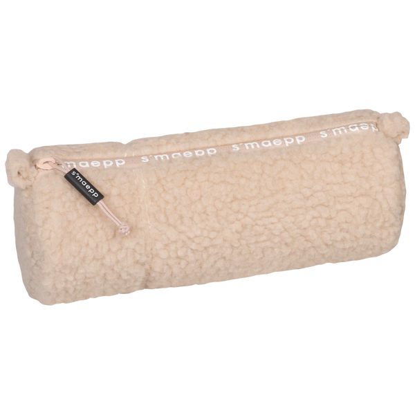 Schlampermäppchen s'maepp M „Plüsch“ | beige