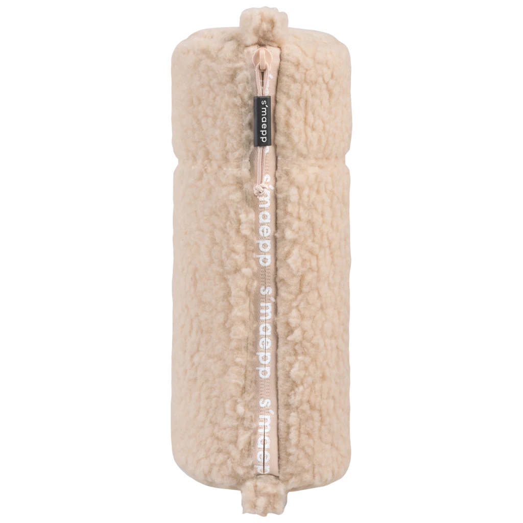 Schlampermäppchen s'maepp M „Plüsch“ | beige