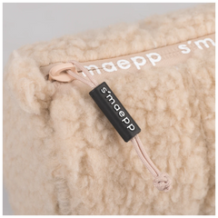 Schlampermäppchen s'maepp M „Plüsch“ | beige