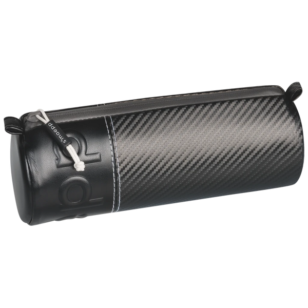 Schlampermäppchen s'maepp M „Carbon“ | schwarz/silber