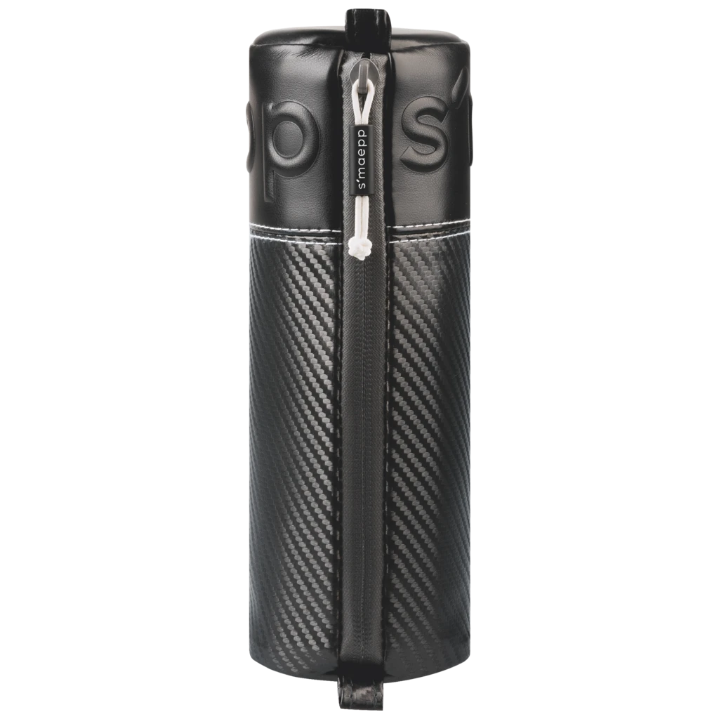 Schlampermäppchen s'maepp M „Carbon“ | schwarz/silber