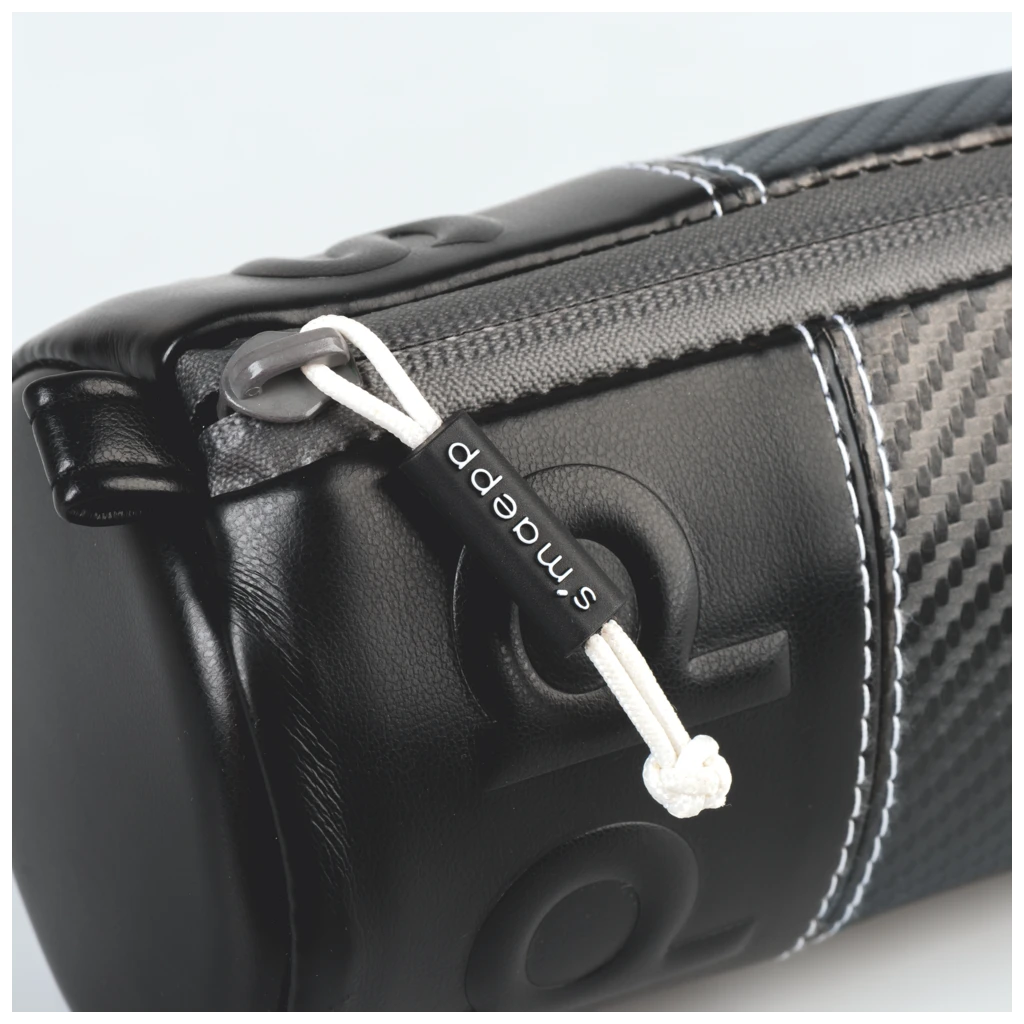 Schlampermäppchen s'maepp M „Carbon“ | schwarz/silber