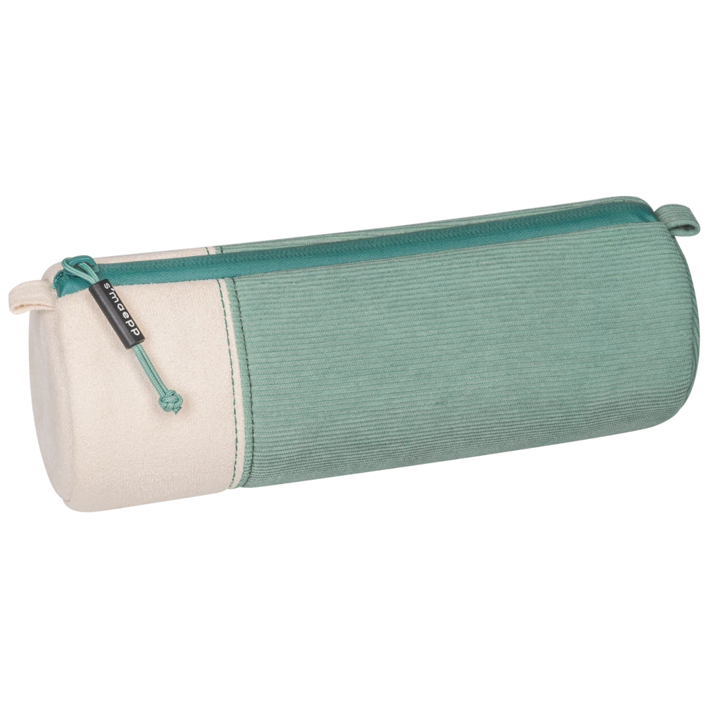 Schlampermäppchen s'maepp M „Eucalyptus“ | weiß/eukalyptus