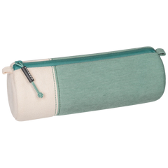 Schlampermäppchen s'maepp M „Eucalyptus“ | weiß/eukalyptus