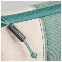 Schlampermäppchen s'maepp M „Eucalyptus“ | weiß/eukalyptus