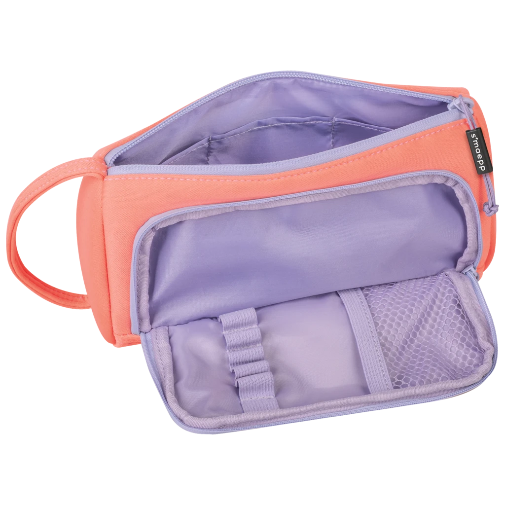 Schlampermäppchen s'maepp L „Neo“ | koralle/lila