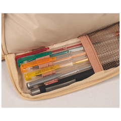 Schlampermäppchen s'maepp L „Cork“ | creme/braun