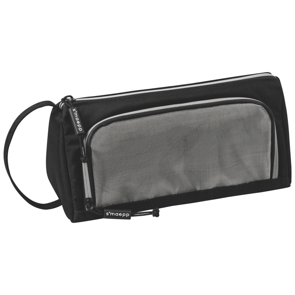 Schlampermäppchen s'maepp L „Hardwired“ | schwarz/silber