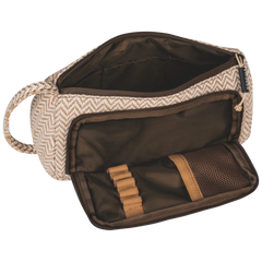 Schlampermäppchen s'maepp L „Vintage Love“ | braun/natur hell