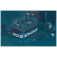 Schlampermäppchen s'maepp XL Colour Code | 1 Klappe(n), denim