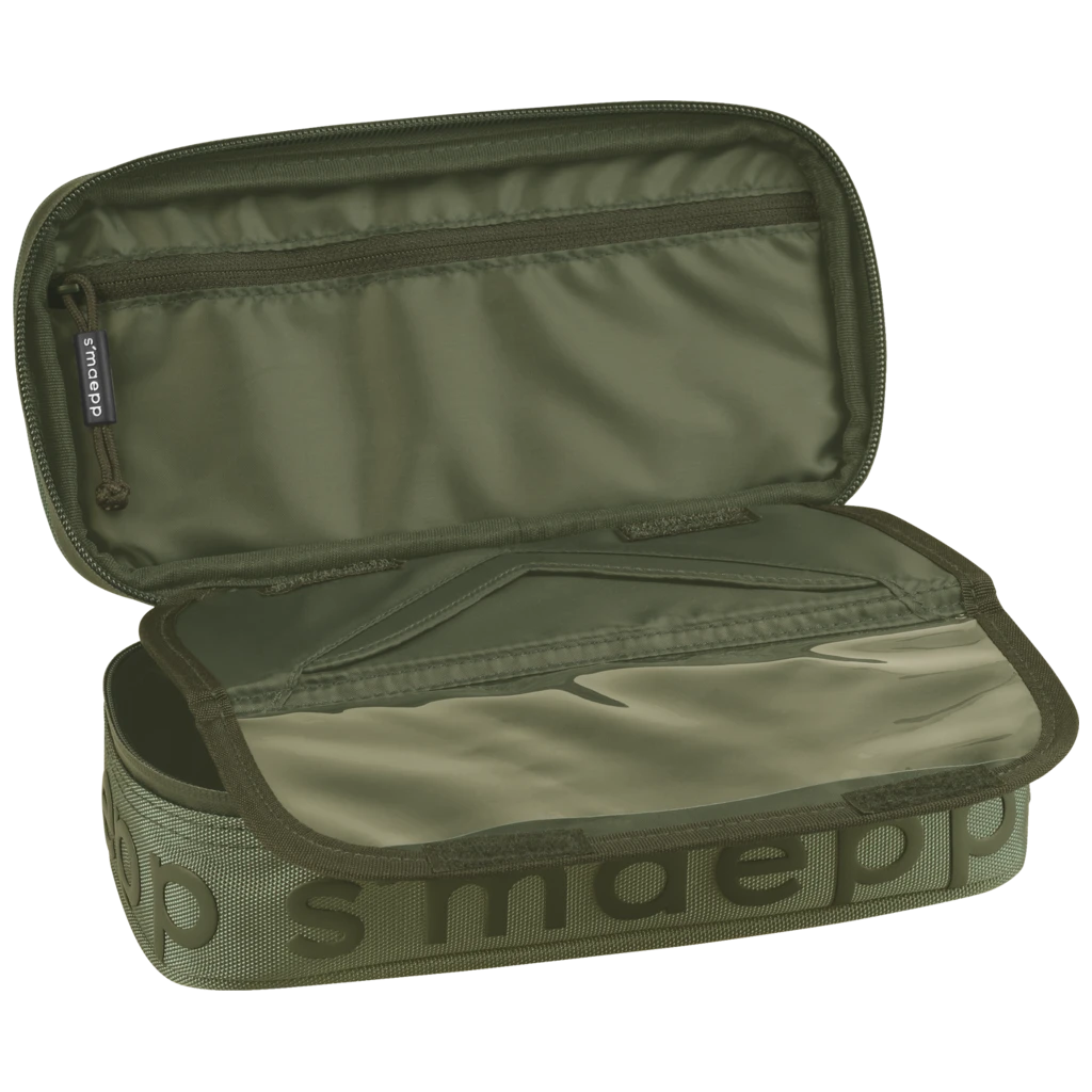 Schlampermäppchen s'maepp XL Colour Code | 1 Klappe(n), olive