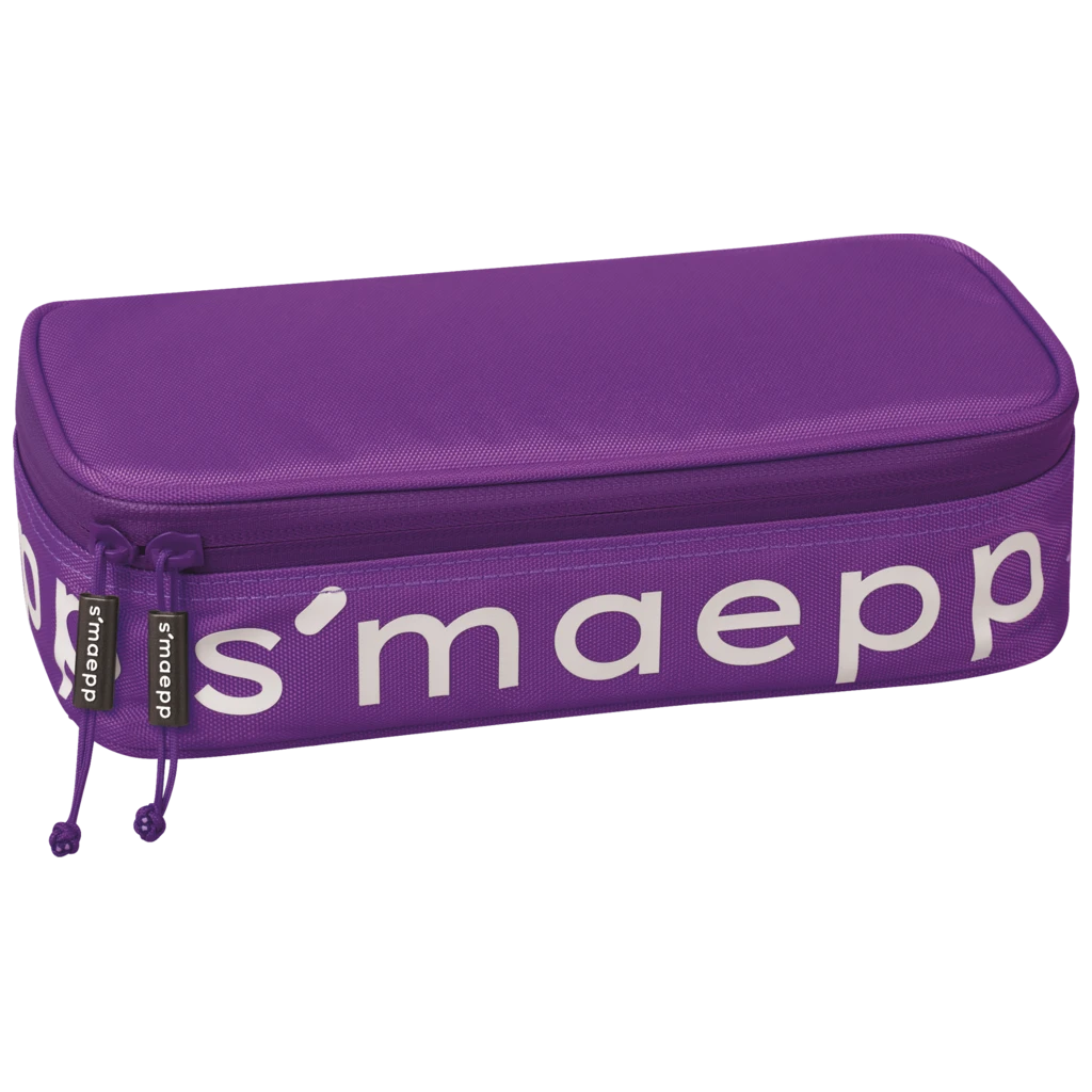 Schlampermäppchen s'maepp XL Colour Code | 1 Klappe(n), purple