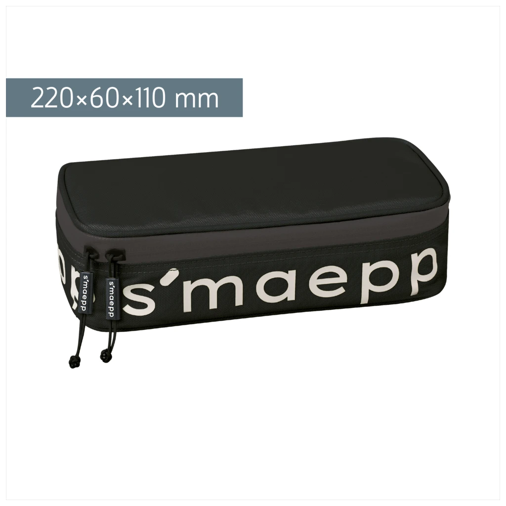 Schlampermäppchen s'maepp XL Colour Code | 1 Klappe(n), onyx