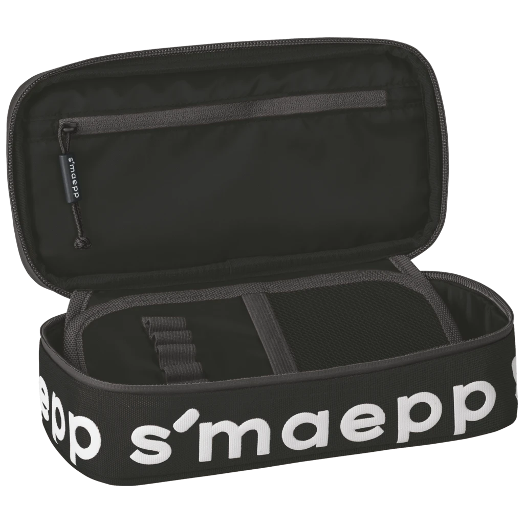 Schlampermäppchen s'maepp XL Colour Code | 1 Klappe(n), onyx
