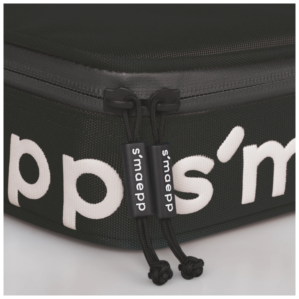 Schlampermäppchen s'maepp XL Colour Code | 1 Klappe(n), onyx