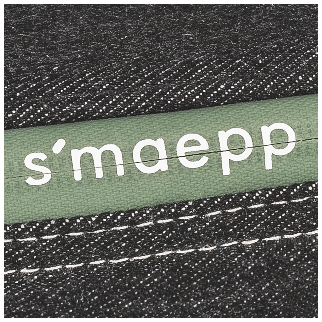 Schlampermäppchen s'maepp XL „Street Style“ | 1 Klappe(n), grün/dunkelgrau