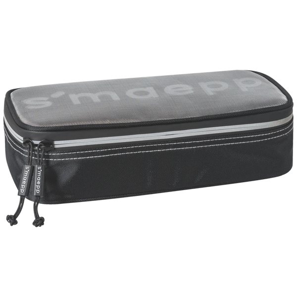 Schlampermäppchen s'maepp XL „Hardwired“ | 1 Klappe(n), schwarz/silber